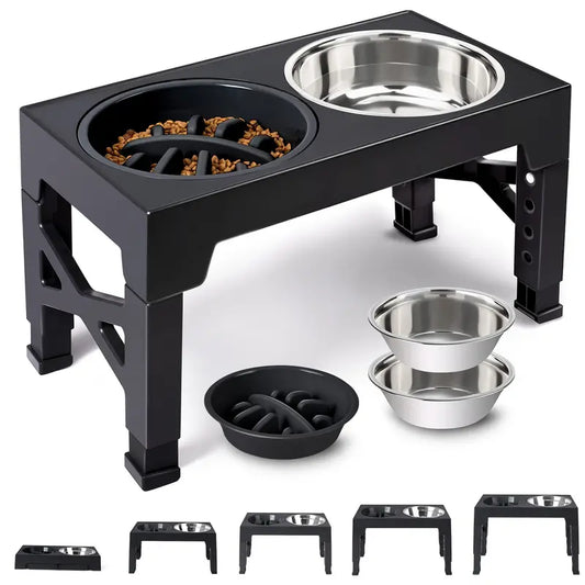 ElevateFeeder Pro – Adjustable Elevated Dog Bowls for Better Digestion