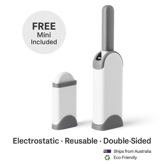Electrostatic Pet Fur Remover Brush – Reusable, Double-Sided & Eco-Friendly